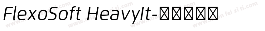 FlexoSoft HeavyIt字体转换